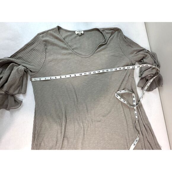 Umgee Beige Tunic Dress Summer Comfort Spring Plus Size -- Large - Picture 7 of 9